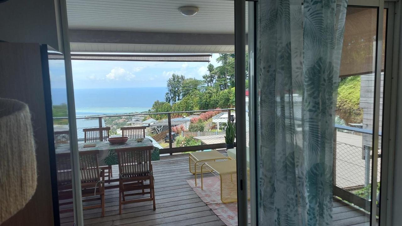 Studio Vaimiti Pour 2 Personnes Vue Mer Et Moorea Faaa Exterior foto